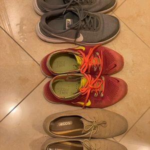 Nike and ecco shoes